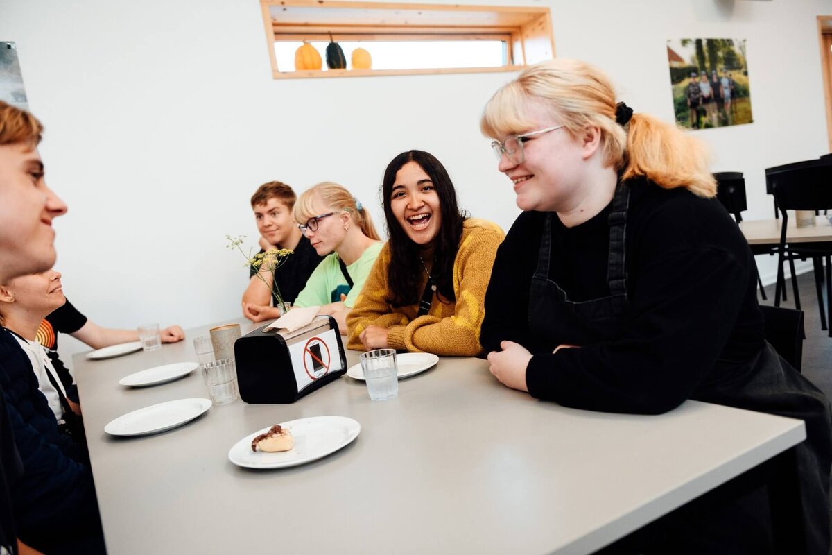 Rolig hverdag på skolen om morgenen